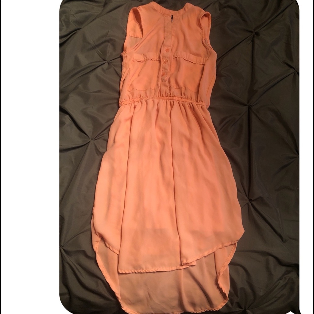 Sleeveless Coral Dress